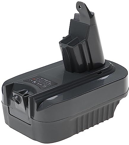 vhbw Akku-Adapter kompatibel mit Dyson SV06, SV09, SV07 Staubsauger - Konverter für 18 V Li-Ion Akkus z.B. kompatibel mit Makita BL1830