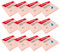 Berlingo Klebezettel Block, 76x76 mm, 12 Blöcken, 100 Blatt pro Block, klebende Notizzettel für Notizen und To-Do-Listen, Serie Standard, rosa