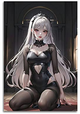 Anime Sexy Mädchen Poster Hot Girl Lady Poster Dekorative Malerei Leinwand Wand & Kunstbild Druck Moderne Familie Schlafzimmer Dekor 30 x 45 cm