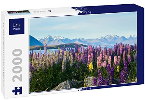 Lais Puzzle Neuseeländische Lupinen im Frühling 2000 Teile