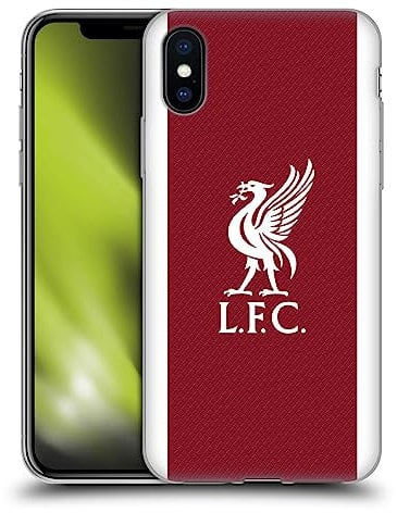 Head Case Designs Officially Licensed Liverpool Football Club Home Kit 2023/24 Soft Gel Case Compatible With Apple iPhone X/iPhone XS