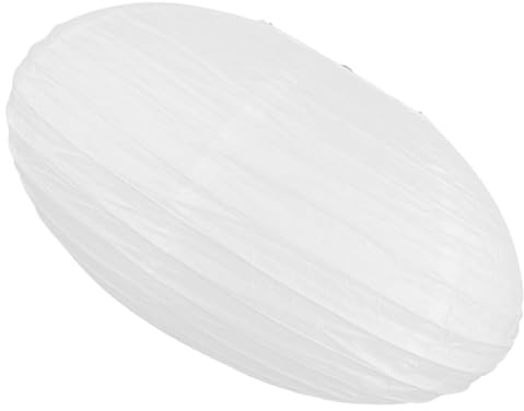DOITOOL Blanc Rond Papier Lanterne Suspendus Papier Abat-Jour Chinois Pendentif Suspendu Abat-Jour Plafond Lumière Protecteur De Riz Lumière Couverture Ampoule Cage Garde