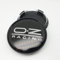 4 Stück Auto Nabendeckel für OZ Racing 63MM, Staubdicht Wasserdicht Anti Rost Mit Logo Radnabenabdeckung Radmittelkappen Nabenkappen Auto Zubehör,A Black