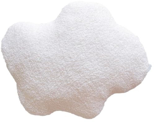 EXQUILEG Kuschelkissen Wolken - Flauschige Weiche Kuschelkissen Deko Kissen Weiß Wolke Form, Dekokissen für Kinderzimmer Couch Schlafzimmer Sofa, 1 Stück