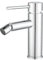 VALAZ Grifo Bidet Cromado | Grifo Monomando Lavabo, Apertura en Frío, Mezclador Agua Fría y Caliente, Ahorro de Agua | Instalación Facil y Rápida | Latón, Inoxidable, Elegante, Redondo, Serie Nansa