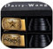 Barry.Wang Gürtel Herren 2 Stück Ledergürtel Ratsche Automatikschließe für Anzug Gürtel-3,5cm Breite Business mit Geschenkbox Star Bull Muster Schwarz