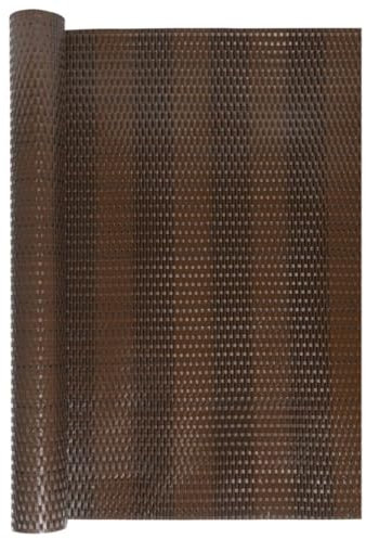 vidaXL Balkon Sichtschutz, Balkonbespannung Rattan-Optik, Sonnenschutz Windschutz für Terrasse Garten, Balkonverkleidung Balkonabdeckung, Braun Schwarz 400x90cm Poly Rattan