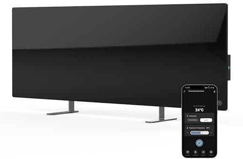 AENO Smart Riscaldatore Infrarossi con WiFi 700W, Nero