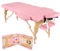 Higliocas Massageliege Klappbar Kosmetik Liege: 2-Zonen Holz Massagetisch Mobile Massagebett Massagebank Für Physiotherapie & Tattoo & SPA