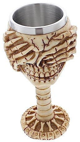 Garneck 3piezas Copa De Inoxidable Para Bebidas De Halloween Vaso De Para Cócteles y Decoración De Fiesta De Terror Capacidad