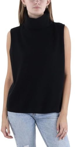 Lauren Ralph Lauren Women's Turtleneck Cashmere Sweater (Black, X-Small), Black, XS