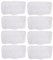 Yardenfun 8 Pack Microfiber Mops Cloths Reusable for H2o Steam Mop S3111 Compatible Cleaning Pads