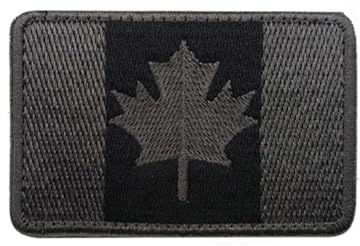 Aufnäher mit Kanada-Flagge, taktische Etiketten, kanadisches Ahornblatt, bestickter Aufnäher, Moral-Nationalemblem, Schulter-Aufnäher, Stickerei für Reise, Rucksack, Jacken, Hüte, Teamuniform