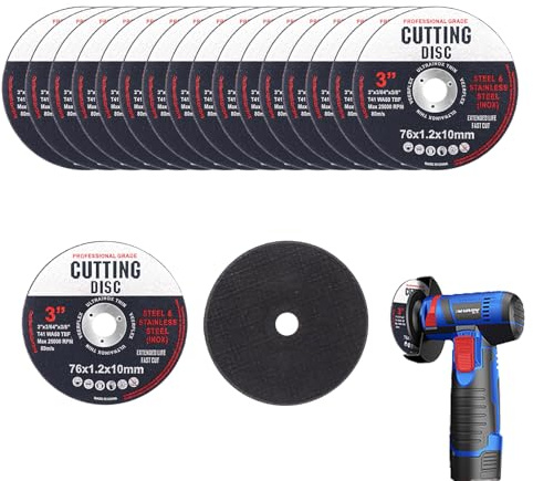 pilyero 16 Pezzi Dischi per Smerigliatrice, Flessibile da Taglio, Mola a Disco, Adatto per L'uso con Vari Tipi Di Smerigliatrici Angolari e per L'esecuzione Di Diversi Tipi Di Lavori Di Taglio