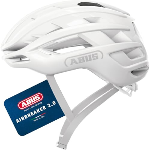 ABUS Rennradhelm AirBreaker 2.0 - Leichter Fahrradhelm mit Fokus auf Belüftung, Aerodynamik, Sicherheit und Komfort für professionellen Radsport - für Frauen und Männer