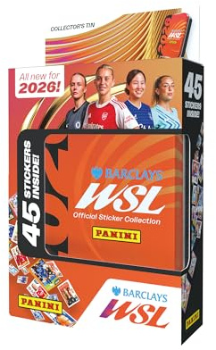 Panini Barclays Damen Super League Offizielle Aufkleber-Kollektion 2026 - Pocket Tin