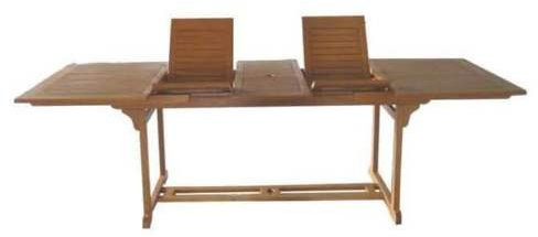 Sedex Liberia Gartentisch 180-220-260x100 cm Esstisch/Tisch/Holztisch aus Eukalyptus