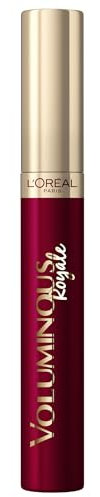 L'Oréal Paris Mascara, Wimperntusche, 3x mehr Volumen und kräftige Wimpern, Klar Definierte Wimpern, Zusätzliche Geschmeidigkeit, Royaler Make-up-Look, Volumissime Royale, Nr. 01 Schwarz, 1 x 7,5 ml