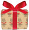 5er Set Weihnachts Geschenkpapier Bögen Weihnachtsmann Nikolaus im Vintage Packpapier Look zu Weihnachten, Adventszeit, Weihnachtspapier für Geschenke Format 50 x 70 cm