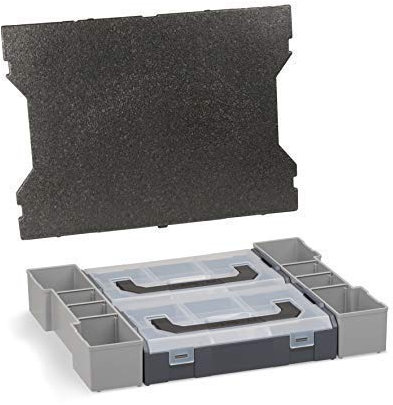 Sortimo L Box Mini | Für die L-BOXX 102 G4 | Mini Einsätze mit Deckenpolster | Erstklassige Sortierboxen für Kleinteile | Sortimentskasten Einsätze