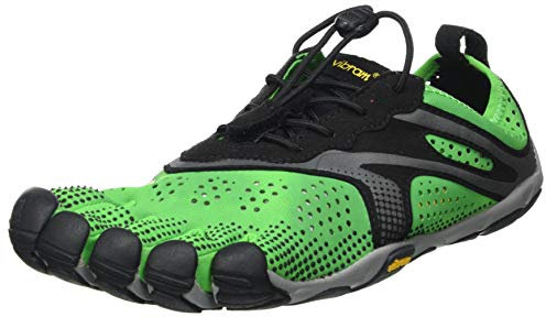 Vibram Herren V-Run Sneaker, Green/Black, 41 EU