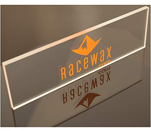 RaceWax Ski Snowboard Wax Scraper 7-inch long 5-mm thick Stiff Sharp - (PC-3404)