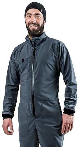 hairtex Overall Herren - Stalloverall - Schützt vor Gerüchen, Wasserresistent, Atmungsaktiv anthrazit M