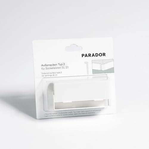 Parador Abschlusskappen Typ 2 für Parador Sockelleisten SL 21