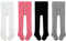 GENTABY Lot de 4 paires de collants en coton pour bébé - Pour nouveau-né - Noir et blanc - Rose - Gris - 18 mois - 24 mois, noir + blanc + rose + gris, 0-9 mois