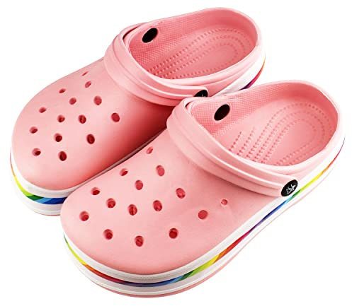 FUREINSTORE Mules et Sabots Femme (Femme Rose, EU_Footwear_Size_System, Adult, Women, Numeric, Medium, Numeric_41)
