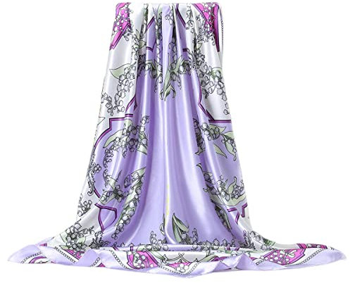 FAIRYGATE Seidenschals Damen Seiden Schal aus reiner Seide Elegante Seidentuch Hohe Qualität Hautfreundlich 30+ Bunte Luxuriöse Schals 73014