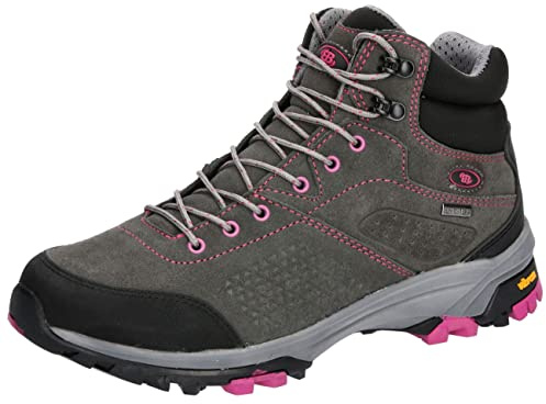 Brütting Unisex Mount Brady High Traillaufschuhe, grau/pink, 39 EU