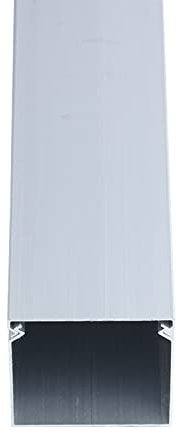 HDYZJQ Metal Cable Raceway Hider for Floor Wall, 20 25 30 40 50 60 70mm Wide, Sturdy Cord Management Kit with Buckle Design, Square Wire Trunking (Size : 70x50mm)