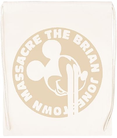 Vendax Brian Jonestown Massacre Beige Turnbeutel Mit Kordelzug Drawstring Gym Bag Backpack