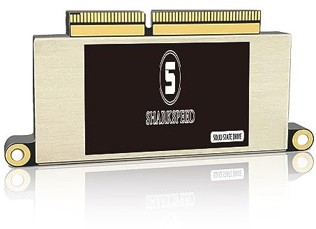 S SHARKSPEED SSD 512GB NVMe per MacBook PCIe Gen3.0x4 3D NAND Unità a Stato Solido Interno per MacBook Pro Retina 13 A1708 (fine 2016, metà 2017) Non-Touch Bar