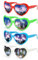 Hifot Herz Brille Effekt für Weihnachten 4 Stücke, Herz Sonnenbrille Weihnacht Partybrille, Lustige Brillen Party Brille für Herren Damen, Xmas EDM Feuerwerk Show Karneval Party Deko