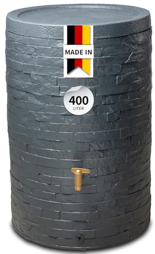 4rain Recuperateur d Eau de Pluie 400L Graphit