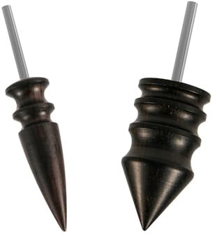 2 Pzs Brocas para Pulir Cuero para Herramienta Rotativa, 2 Estilos Herramienta para Pulir Cuero Punta Puntiaguda Pulir Bordes de Cuero Herramientas para Trabajar Cuero para Artesanía en Cuero