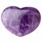 GUJOXILA 45mm Amethyst Herz Groß Kristalle Sorgensteine Heilsteine Herzförmig Sorgen Edelsteine Massagesteine für Meditation,Stress abbauen Lila Liebe Kristall Steine MaMa Geschenk