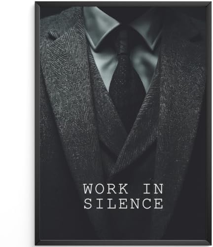 MJ-GRAPHICS® Motivationsbilder Fashion Männer Mode Bilder A2 Bild Kleiderraum Schlaufzimmer Bilder Motivation Poster Anzug Motivationsbilder Mood Fashion Mode Deko Wandbild Old Money Bild ohne Rahmen