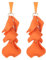 AORHOFJ 1 Paar Acryl Clip Ohrringe für Frauen Mädchen Lang Rosenblüten Ohrringe Baumeln Übertriebene Blumen Ohrringe Elegant Tropfen Statement Quaste Blumen Ohrringe Farbenfroh Ohrstecker