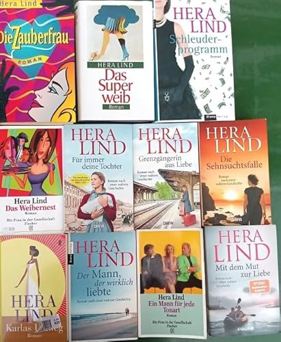 11 x Hera Lind: Die Zauberfrau, Das Superweib, Schleuderprogramm, Das Weibernest, Für immer deine Tochter, u.a.