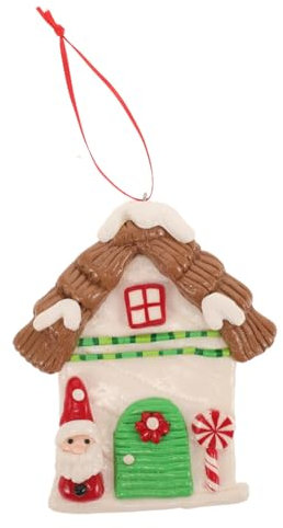 Zerodeko Lebkuchenhaus-weihnachtsbaumschmuck Aus Weichem Anhänger Zum Aufhängen Christbaumschmuck Weihnachtsdekorationen