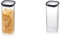 GEFU Vorratsdose PANTRY 2er Set - luftdichter Deckel, Vorratsglas für Lebensmittel, Vorratsbehälter aus Glas, spülmaschinengeeignet, 1.900 ml