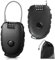 Retractable Cable Lock - 2 PCS Four-Digit Portable Wire Combination Locks, Personal Security Lock with 75cm Stainless Steel Core, Stretchable Cable Locks for Helmet, Stroller, Suitcase, Motorcycle