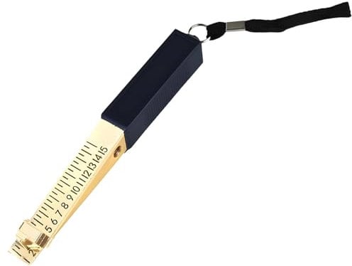 Fire Door Gap Gauge, Door Gap Measuring Tool, Feeler Gauges Metric, Taper Wedge Shaped, Door Gap Measuring Tool for House Engineering Inspection Flatness,1mm to 15mm Range, 0.5mm Precision