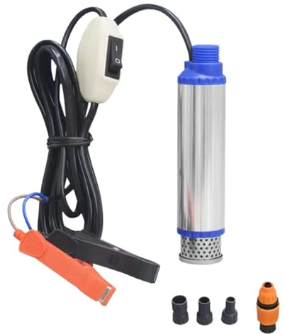 CGACCSD Ölabsaugpumpe, elektrischer Abzieher für Wassertanks – wasserdichte Pumpe für Auto, Marine, Auto, Luftfahrt, Industriegarage
