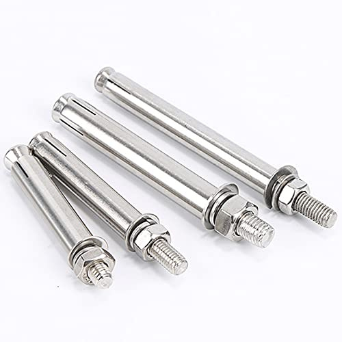 304 SS Spreizdübel-Set 5-teilig M8×50-200mm - Hochleistungs-Sechskant-Spreizdübel for Beton/Mauerwerk(M8x50mm)