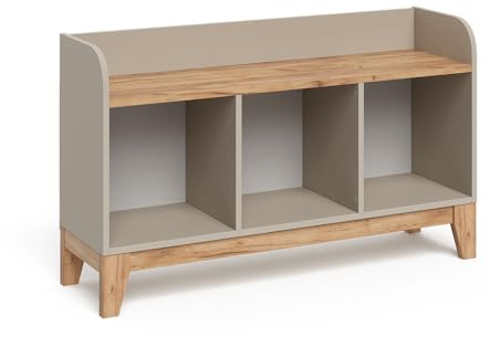 VitaliSpa Kindersitzbank Malia, Cashmere/Artisan, 107.2 x 63.8 cm | geeignet als Sitzgelegenheit und Ablagefläche für Kinder