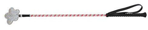 Covalliero Kerbl Kinder Springgerte, 65 cm, Pink-Silber, mit Klatsche Gerte